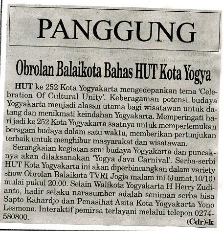 Kliping jogja terbaru